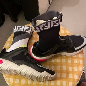 Fendi sock men’s sneakers.Brand new 100% authentic